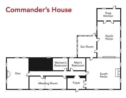 Commander's House Floorplan