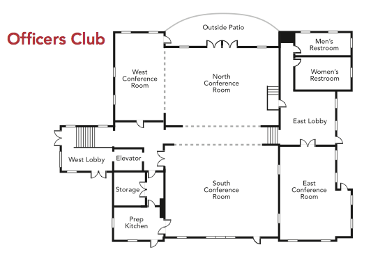Officer's Club Floorplan